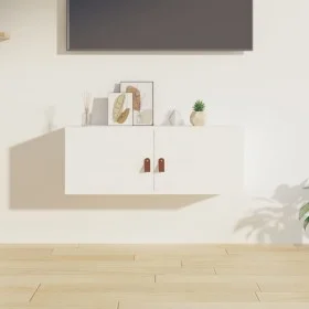 Solid white pine wood wall cabinet 80x30x30 cm by vidaXL, Shelves and shelves - Ref: Foro24-818377, Price: 76,48 €, Discount: %