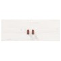 Massivholz-Hängeschrank Kiefer weiß 80x30x30 cm von vidaXL, Regale und Regale - Ref: Foro24-818377, Preis: 78,05 €, Rabatt: %