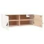 Massivholz-Hängeschrank Kiefer weiß 80x30x30 cm von vidaXL, Regale und Regale - Ref: Foro24-818377, Preis: 76,48 €, Rabatt: %