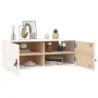 Massivholz-Hängeschrank Kiefer weiß 80x30x30 cm von vidaXL, Regale und Regale - Ref: Foro24-818377, Preis: 76,48 €, Rabatt: %