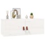 Massivholz-Hängeschrank Kiefer weiß 80x30x30 cm von vidaXL, Regale und Regale - Ref: Foro24-818377, Preis: 78,05 €, Rabatt: %