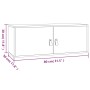 Massivholz-Hängeschrank Kiefer weiß 80x30x30 cm von vidaXL, Regale und Regale - Ref: Foro24-818377, Preis: 78,05 €, Rabatt: %