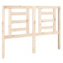 Cabecero de cama madera maciza de pino 126x4x100 cm de vidaXL, Cabeceros y pies de cama - Ref: Foro24-818810, Precio: 30,15 €...