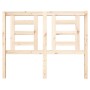 Cabecero de cama madera maciza de pino 126x4x100 cm de vidaXL, Cabeceros y pies de cama - Ref: Foro24-818810, Precio: 30,15 €...
