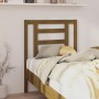 Honey brown solid pine wood bed headboard 81x4x100 cm by vidaXL, Headboards and footboards - Ref: Foro24-818798, Price: 23,00...