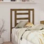 Honey brown solid pine wood bed headboard 81x4x100 cm by vidaXL, Headboards and footboards - Ref: Foro24-818798, Price: 22,78...