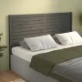 Bettkopfteil aus massivem grauem Kiefernholz, 126 x 4 x 100 cm von vidaXL, Kopf- und Fußteile - Ref: Foro24-819012, Preis: 56...