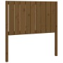 Bettkopfteil aus massivem Kiefernholz, honigbraun, 95,5 x 4 x 100 cm von vidaXL, Kopf- und Fußteile - Ref: Foro24-818853, Pre...