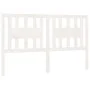 Kopfteil aus massivem weißem Kiefernholz, 146 x 4 x 100 cm von vidaXL, Kopf- und Fußteile - Ref: Foro24-818671, Preis: 47,75 ...
