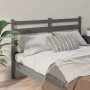 Bettkopfteil aus massivem grauem Kiefernholz, 186 x 4 x 100 cm von vidaXL, Kopf- und Fußteile - Ref: Foro24-818437, Preis: 55...