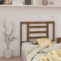Bettkopfteil aus massivem Kiefernholz in Honigbraun, 96 x 4 x 100 cm von vidaXL, Kopf- und Fußteile - Ref: Foro24-818803, Pre...