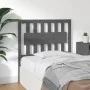 Solid gray pine wood bed headboard 95.5x4x100 cm by vidaXL, Headboards and footboards - Ref: Foro24-818552, Price: 40,73 €, D...