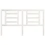 Solid white pine wood bed headboard 166x4x100 cm by vidaXL, Headboards and footboards - Ref: Foro24-818831, Price: 41,08 €, D...