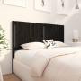 Cabecero de cama madera maciza de pino negro 145,5x4x100 cm de vidaXL, Cabeceros y pies de cama - Ref: Foro24-818874, Precio:...