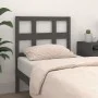 Bettkopfteil aus massivem grauem Kiefernholz, 95,5 x 4 x 100 cm von vidaXL, Kopf- und Fußteile - Ref: Foro24-818902, Preis: 2...