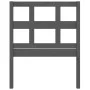 Solid gray pine wood bed headboard 95.5x4x100 cm by vidaXL, Headboards and footboards - Ref: Foro24-818902, Price: 24,64 €, D...