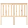 Solid pine wood bed headboard 126x6x101 cm by vidaXL, Headboards and footboards - Ref: Foro24-818510, Price: 40,78 €, Discoun...