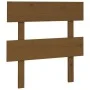 Bettkopfteil aus massivem Kiefernholz in Honigbraun, 78,5 x 3 x 81 cm von vidaXL, Kopf- und Fußteile - Ref: Foro24-819048, Pr...