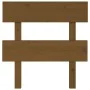 Bettkopfteil aus massivem Kiefernholz in Honigbraun, 78,5 x 3 x 81 cm von vidaXL, Kopf- und Fußteile - Ref: Foro24-819048, Pr...