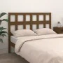 Solid pine wood bed headboard honey brown 185.5x4x100 cm by vidaXL, Headboards and footboards - Ref: Foro24-818938, Price: 58...