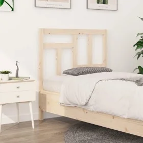 Bettkopfteil aus massivem Kiefernholz, 95,5 x 4 x 100 cm von vidaXL, Kopf- und Fußteile - Ref: Foro24-818950, Preis: 21,39 €,...