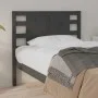 Kopfteil aus massivem grauem Kiefernholz, 96 x 4 x 100 cm von vidaXL, Kopf- und Fußteile - Ref: Foro24-818752, Preis: 30,07 €...