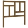 Bettkopfteil aus massivem Kiefernholz, honigbraun, 95,5 x 4 x 100 cm von vidaXL, Kopf- und Fußteile - Ref: Foro24-818953, Pre...