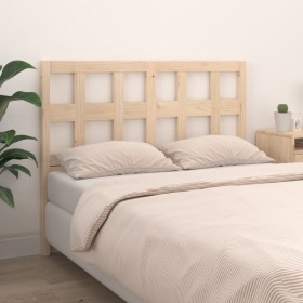 Cabecero de cama madera maciza de pino 165,5x4x100 cm