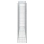 Cestas de gaviones 6 uds forma de arco hierro 400x50x220/240 cm