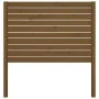 Bettkopfteil aus massivem Kiefernholz in Honigbraun, 106 x 4 x 100 cm von vidaXL, Kopf- und Fußteile - Ref: Foro24-819008, Pr...