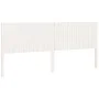 Bettkopfteil aus massivem weißem Kiefernholz, 205,5 x 4 x 100 cm von vidaXL, Kopf- und Fußteile - Ref: Foro24-818891, Preis: ...