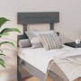 Cabecero de cama madera maciza de pino gris 93,5x3x81 cm de vidaXL, Cabeceros y pies de cama - Ref: Foro24-819052, Precio: 20...