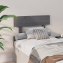 Cabecero de cama madera maciza de pino gris 93,5x3x81 cm de vidaXL, Cabeceros y pies de cama - Ref: Foro24-819052, Precio: 20...