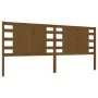 Cabecero madera maciza de pino marrón miel 186x4x100 cm de vidaXL, Cabeceros y pies de cama - Ref: Foro24-818788, Precio: 74,...