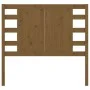 Solid honey brown pine wood headboard 81x4x100 cm by vidaXL, Headboards and footboards - Ref: Foro24-818748, Price: 37,75 €, ...