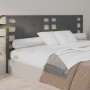 Kopfteil aus massivem grauem Kiefernholz, 206 x 4 x 100 cm von vidaXL, Kopf- und Fußteile - Ref: Foro24-818792, Preis: 49,66 ...