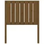 Bettkopfteil aus massivem Kiefernholz, honigbraun, 80,5 x 4 x 100 cm von vidaXL, Kopf- und Fußteile - Ref: Foro24-818848, Pre...