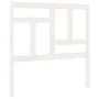 Bettkopfteil aus massivem weißem Kiefernholz, 95,5 x 4 x 100 cm von vidaXL, Kopf- und Fußteile - Ref: Foro24-818951, Preis: 2...