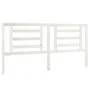 Cabecero de cama madera maciza de pino blanco 186x4x100 cm de vidaXL, Cabeceros y pies de cama - Ref: Foro24-818836, Precio: ...