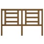 Honey brown solid pine wood bed headboard 156x4x100 cm by vidaXL, Headboards and footboards - Ref: Foro24-818828, Price: 49,6...