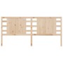 Bettkopfteil aus massivem Kiefernholz, 206 x 4 x 100 cm von vidaXL, Kopf- und Fußteile - Ref: Foro24-818790, Preis: 53,22 €, ...
