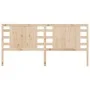 Bettkopfteil aus massivem Kiefernholz, 206 x 4 x 100 cm von vidaXL, Kopf- und Fußteile - Ref: Foro24-818790, Preis: 52,66 €, ...