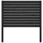 Cabecero de cama madera maciza de pino negro 96x4x100 cm de vidaXL, Cabeceros y pies de cama - Ref: Foro24-819004, Precio: 36...