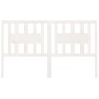 Solid white pine wood headboard 166x4x100 cm by vidaXL, Headboards and footboards - Ref: Foro24-818681, Price: 54,61 €, Disco...