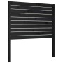 Bettkopfteil aus massivem schwarzem Kiefernholz, 81 x 4 x 100 cm von vidaXL, Kopf- und Fußteile - Ref: Foro24-818999, Preis: ...