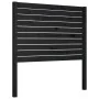 Bettkopfteil aus massivem schwarzem Kiefernholz, 81 x 4 x 100 cm von vidaXL, Kopf- und Fußteile - Ref: Foro24-818999, Preis: ...