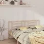 Cabecero de cama madera maciza de pino 166x4x100 cm de vidaXL, Cabeceros y pies de cama - Ref: Foro24-818830, Precio: 43,00 €...
