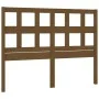 Bettkopfteil aus massivem Kiefernholz in Honigbraun, 205 x 4 x 100 cm von vidaXL, Kopf- und Fußteile - Ref: Foro24-818943, Pr...