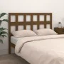Honey brown solid pine wood bed headboard 205x4x100 cm by vidaXL, Headboards and footboards - Ref: Foro24-818943, Price: 41,0...