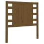 Kopfteil aus massivem, honigbraunem Kiefernholz, 96 x 4 x 100 cm von vidaXL, Kopf- und Fußteile - Ref: Foro24-818753, Preis: ...
